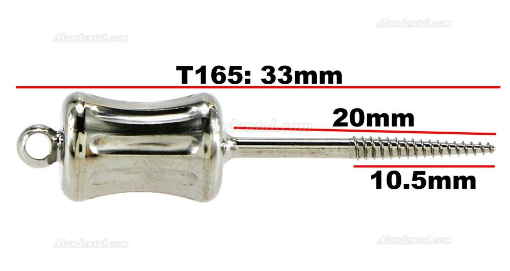 Dental Manual Extractor Extract Apical Root Fragments Long 44mm Short 33mm